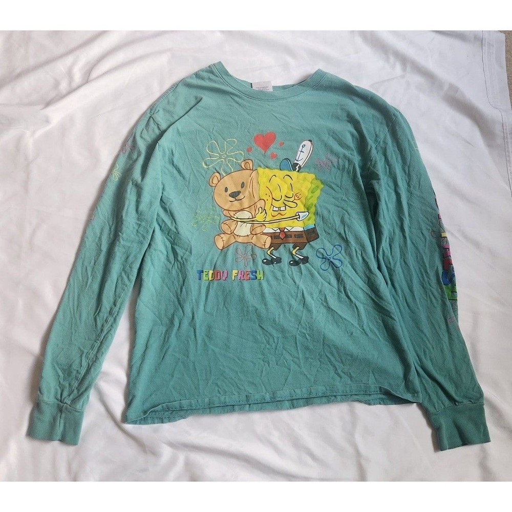 Teddy Fresh Spongebob Long Sleeve Shirt Size Medium